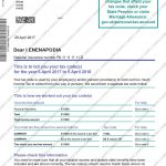 P60 Design 3 Tax Return Sample - UK
