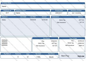 SA302 Design 1 Tax Return Sample - UK