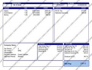SA302 Design 2 Tax Return Sample - UK
